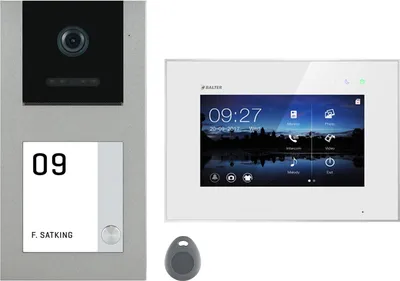Produktbild von Balter EVO-AP Grau Video Türsprechanlage 7" Touchscreen 2-Draht BUS Komplettsystem für 1 Teilnehmer