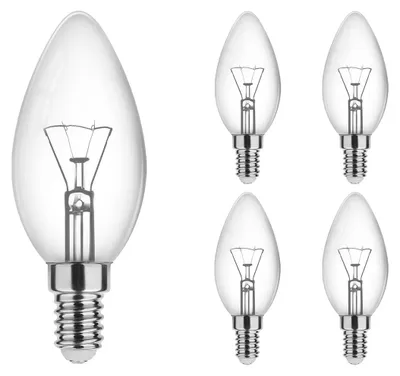 Produktbild von Technik E14 Glühlampe B35 60W 570lm 2700K extra warmweiß 5 Stück dimmbar