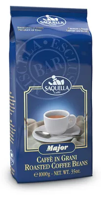 Obrázok produktu pre Saquella Espresso Major Bar – 1 kg celých zŕn, exkluzívna prémiová zmes
