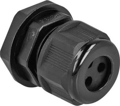 Obrázok produktu pre DeLOCK 60375, Čierna, Plast, 2 kusov, PG13.5, 4 mm, IP68