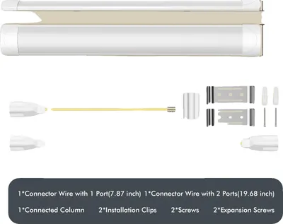Obrázek produktu pro LED lištové osvětlení, jasné osvětlení, energeticky úsporný design, 4500 K, 60 cm, 20 W