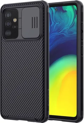 Zdjęcie produktu dla Nilkin CamShield Case Smukłe etui na telefon komórkowy z ochroną aparatu Pokrowiec na aparat kompatybilny z Samsung Galaxy A03s (A037G)
