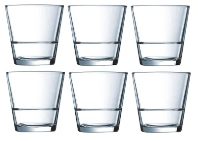 Produktbild von 6 x Whiskyglas Cocktailglas Dessertglas Tumbler STACK UP 320ml ARCOROC