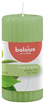 Obrázek produktu pro Vonná svíčka Bolsius ve tvaru sloupku Zelený čaj