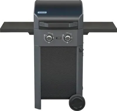 Produktbild von Elektrogrill TENNEKER Carbon, 2.300 W, digitale Temperaturanzeige, Warmhalterost, fahrbar