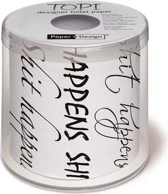 Produktbild von Paper + Design 00180, 200 Blätter, Schwarz, Weiß, Papier, 22 m, 10 cm, Forest Stewardship Council (FSC)