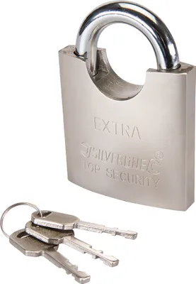 Produktbild von Silverline Vorhängeschloss mit Bügelschutz 70 mm