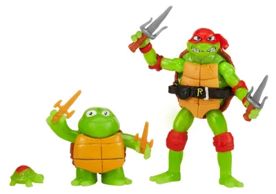 Produktbild von Teenage Mutant Ninja Turtles Raphael Evolution 3-Pack, 4 Jahr(e), Ninja Turtles, Mehrfarbig, Kunststoff