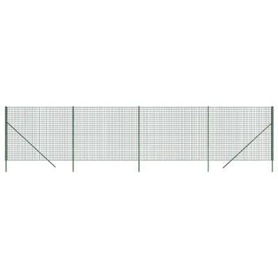 Produktbild von Maschendrahtzaun Grün 2x10 m Verzinkter Stahl