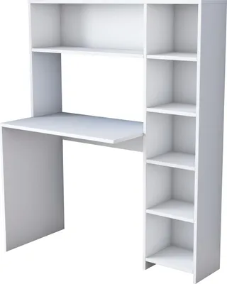 Immagine prodotto di Scrivania in legno "Haham" 113 x 40 x 142 cm - Bianco