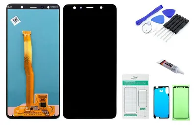 Produktbild von Samsung Galaxy A7 (2018) Display schwarz - Set