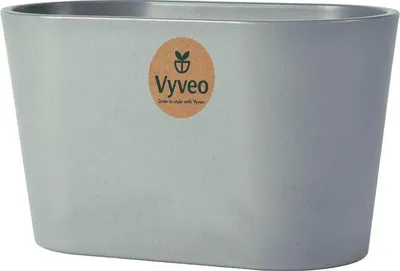 Zdjęcie produktu dla Vyveo – doniczka Varda – ciemnoszara – 18 x 10 x 11