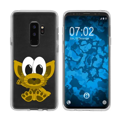 Produktbild von PhoneNatic Case kompatibel mit Samsung Galaxy S9 Plus Silikon-Hülle Cutiemals M7