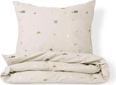 Produktbild von Petite Amélie Bettwäsche-Set – 140x200 cm – Baumwolle – Sea Life