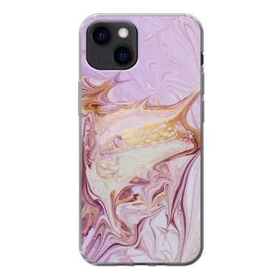Produktbild von MuchoWow® Handyhülle Schutzhülle Hülle für iPhone 13 mini Marmor - Farbe - Abstrakt Silikon Softcase Handy Hülle - Softcase