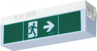 Produktbild von Schild I Rettungszeichen-/Sicherheitsleuchte C-LUX Standard,Wand-/Deckenm.,35...