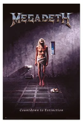 Produktbild von Erik Editores Megadeth Countdown To Extinction Plakat    One Size