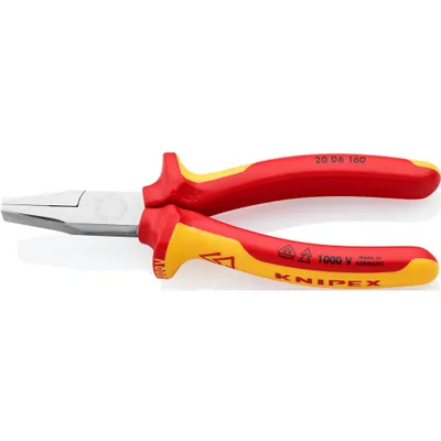 Produktbild von Flachzange Gesamt-L.160mm verchr.