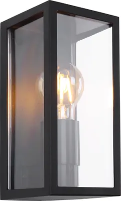 Produktbild von Globo Lighting Außenleuchte Aluminium Druckguss schwarz matt, 1x E27 LED