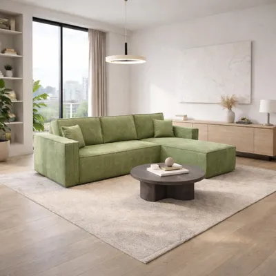 Produktbild von Ecksofa L Sonic für 3 Personen mit Schlaffunktion POSO 47