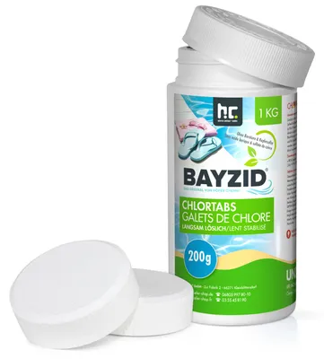 Produktbild von 1 kg BAYZID® Chlortabs 200g langsam löslich