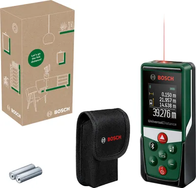 Produktbild von Digitaler Laser-Entfernungsmesser UniversalDistance 40C, eCommerce-Karton