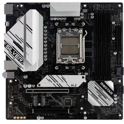 Zdjęcie produktu dla MB Biostar B650M-Silver (B650,AM5,mATX,AMD) (B650M-SILVER)