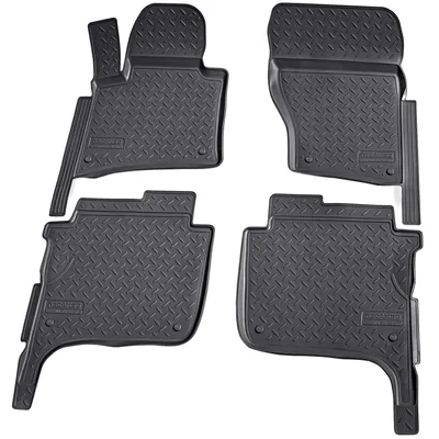 Image de tapis en caoutchouc 3D pour VW Touareg | Type 7P | 2010-2018 | ajusté avec bordure