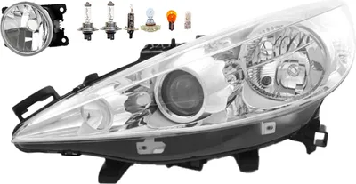 Produktbild von Scheinwerfer passend für Peugeot 207 02/06- H1 H7 H7 L +Nebel+Leuchtmit. 620896 6206N0 9685425280 Johns