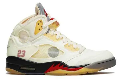 Produktbild von Air Jordan 5 Retro Off-White Sail - EU: 44