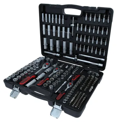 Produktbild von KS Tools 917.0795, Steckschlüssel-Satz, Imperial, 195 Kopf/Köpfe, Chrom-Vanadium-Stahl, 10 kg