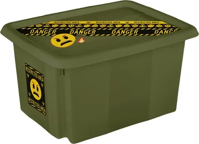 Produktbild von keeeper Aufbewahrungsbox karolina "Emoji Hearts" 45 Liter