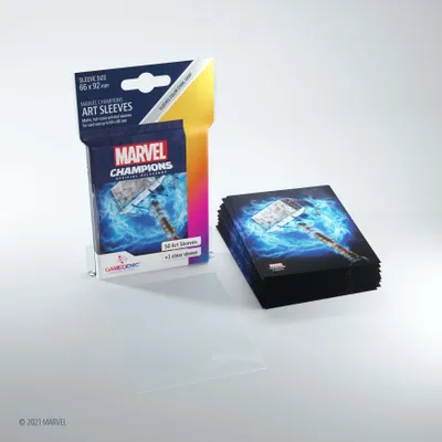 Produktbild von Gamegenic Marvel Kartenhüllen Champions Thor 66x92 Mm Durchsichtig Durchsichtig One Size