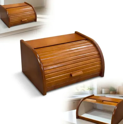 Immagine prodotto di CHLEBAK grande contenitore per il pane in legno di ontano 40x29x18 cm