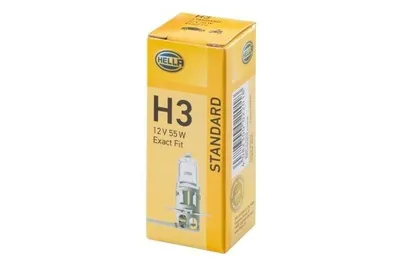 Obrázok produktu pre 1x HELLA 8GH 178 555-061 H3 halogénová žiarovka 55W 12V PK22s