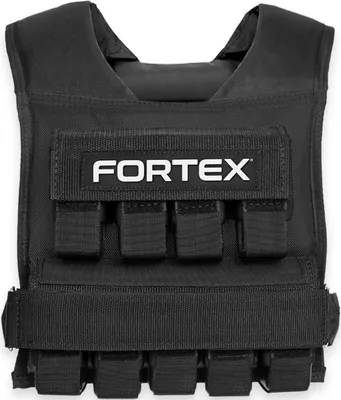 Produktbild von Fortex® Gewichtsweste 10-20kg | Trainingsweste, Fitnessweste, Sportweste, Laufweste 20kg