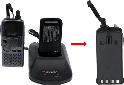 Zdjęcie produktu dla TECHTEK Bateria kompatybilny z [Kenwood] TH-D7A, TH-D7E, TH-D7G, TH-G71A, TH-G71AK, TH-G71E, TK-D7A zastępuje PB-38, kompatybilny z PB-39, kompatybi