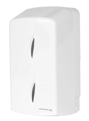 Produktbild von Bisk 04305 Papierhandtuchspender weiß für Rollen & Blätter