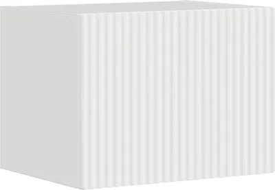 Image de Meuble TV mural Montage mural Blanc Brillant 39 x 31 x 29,5 cm