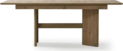 Produktbild von Esszimmer Set Anka, 6-Sitzer, ausziehbarer Esstisch 178x98 cm, Sideboard, Spiegel, Holzoptik Beige