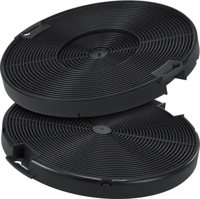 Produktbild von Kohlefilter 2-er Set Ersatz für AEG 405509371/2 EFF75 155mmØ Aktivkohlefilter für Dunstabzugshaube