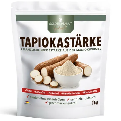 A pouch of tapioca starch.