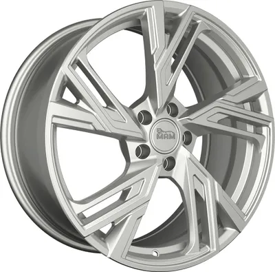 Produktbild von 17 Zoll Alufelge MAM WHEELS RS5 17"x7.50" 5x120 PCD ET35 72.6mm Felge Silber Lackiert