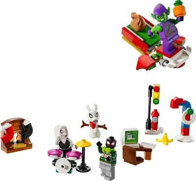 Imagen del producto de Calendario de Adviento LEGO Spider-Man 2024, juguete de superhéroe, regalo navideño para niños y niñas a partir de 7 años, juego de construcción y set de aventuras, regalo de Navidad 76293