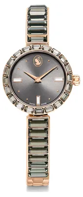 Immagine prodotto di Swarovski Matrix Bangle Uhr, Schweizer Produktion, Kristallarmband, Grau, Roségoldfarbenes Finish MATRIX BANGLE:MB GRAY/GRAY/PRO 5679887 9009656798874