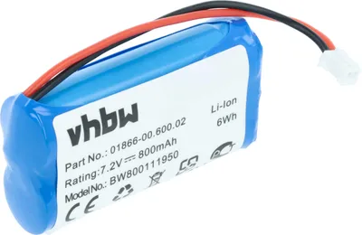 Produktbild von vhbw Akku kompatibel mit Gardena C1060 plus Solar Akku-Gartengerät (800mAh 7,4V Li-Ion)