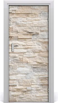 Produktbild von Tulup Türaufkleber 85x205 cm Dekorative Aufkleber Selbstklebend Wasserdichte Tapete Abnehmbar Schlafzimmer Wohnzimmer Wohnkultur - Ziegelwand