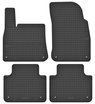 Produktbild von Gummi-Fußmatten für Volkswagen Touareg III 2018- (SUV) – 4-tlg, Schwarz, passgenau – Wielganizator SolidTread
