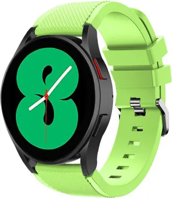 Produktbild von Strap-it Samsung Galaxy Watch 4 - 40mm Silikonarmband (Hellgrün)