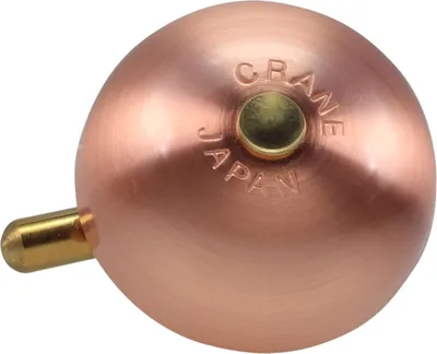 Produktbild von Crane Bell Co. Mini Karen Bell Fahrradklingel Copper Brushed, Die Cast Mount